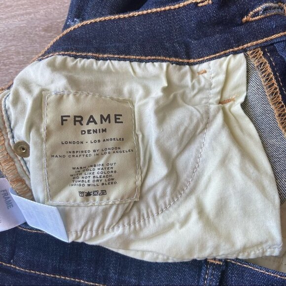 Frame Denim Indiana Square Distressed Le De Jeanne Ripped Skinny Jeans - Picture 13 of 13